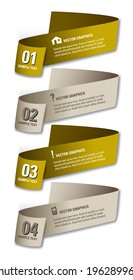 Modern infographics options banner. Vector illustration. Eps10.