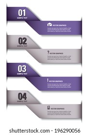 Modern infographics options banner. Vector illustration. Eps10.