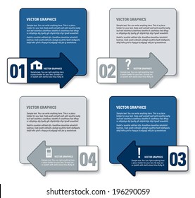Modern infographics options banner. Vector illustration. Eps10.