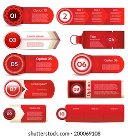 Modern infographics options banner. Vector illustration. can be used for workflow layout, diagram, number options, web design, prints.