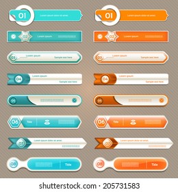 Modern infographics options banner. Vector illustration. can be used for workflow layout, diagram, number options, web design, prints.