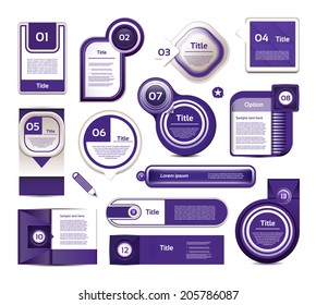 Modern infographics options banner. Vector illustration. can be used for workflow layout, diagram, number options, web design, prints.