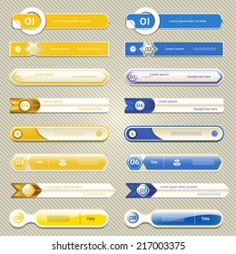 Modern infographics options banner. Vector illustration. can be used for workflow layout, diagram, number options, web design, prints. eps 10.