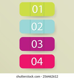 Modern infographics options banner. Vector illustration can be used for workflow layout, diagram, number options, web design.