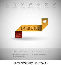 Modern infographics options banner. Vector illustration for web design or print.
