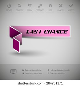 Modern infographics options banner. Vector illustration for web design or print.
