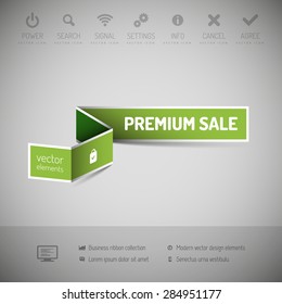 Modern infographics options banner. Vector illustration for web design, flyers, documents. Business sticker.