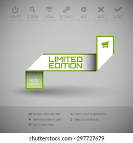 Modern infographics options banner. Vector illustration for web design, flyers, documents. Business sticker.