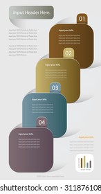 Modern infographics options banner. Vector illustration. can be used for workflow layout, diagram, number options, web design.