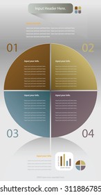 Modern infographics options banner. Vector illustration. can be used for workflow layout, diagram, number options, web design.