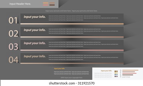 Modern infographics options banner. Vector illustration. can be used for workflow layout, diagram, number options, web design.
