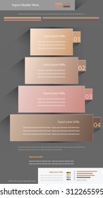 Modern infographics options banner. Vector illustration. can be used for workflow layout, diagram, number options, web design.