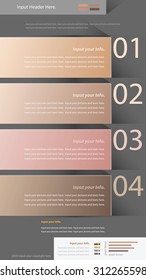 Modern infographics options banner. Vector illustration. can be used for workflow layout, diagram, number options, web design.