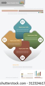 Modern infographics options banner. Vector illustration. can be used for workflow layout, diagram, number options, web design.