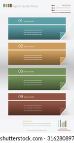 Modern infographics options banner. Vector illustration. can be used for workflow layout, diagram, number options, web design.