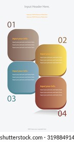 Modern infographics options banner. Vector illustration. can be used for workflow layout, diagram, number options, web design.