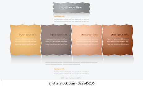 Modern infographics options banner. Vector illustration. can be used for workflow layout, diagram, number options, web design.