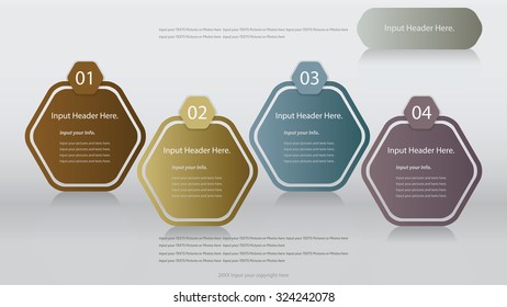 Modern infographics options banner. Vector illustration. can be used for workflow layout, diagram, number options, web design.