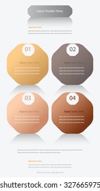 Modern infographics options banner. Vector illustration. can be used for workflow layout, diagram, number options, web design.
