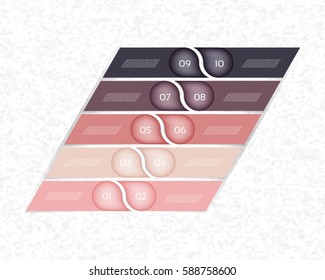 Modern  infographics options banner. Vector illustration. can be used for workflow layout, diagram, number options, web design. eps 10