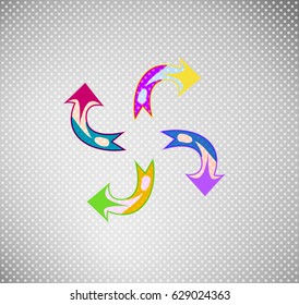 Modern infographics options banner. Vector illustration.