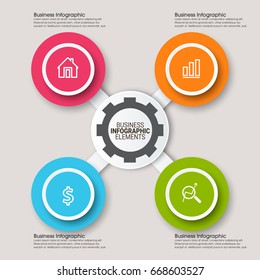 Modern Infographics Paper Template