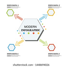 Modern infographics with simple styles for all kinds of needs