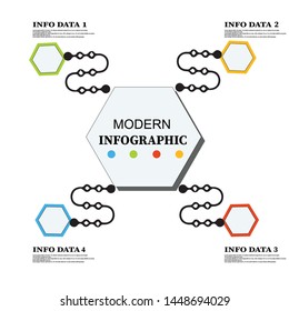 Modern infographics with simple styles for all kinds of needs