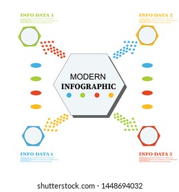 Modern infographics with simple styles for all kinds of needs