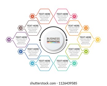 Plantilla de infografías modernas