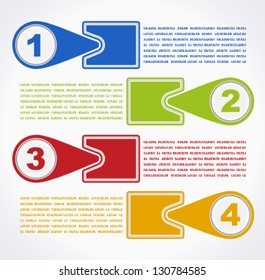 Modern infographics template