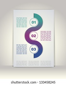 Modern infographics template