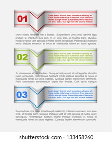 Modern infographics template