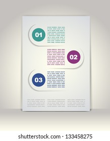 Modern infographics template
