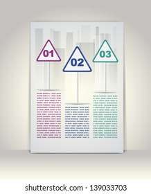 Modern infographics template