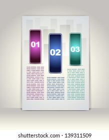 Modern infographics template
