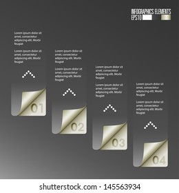 Modern infographics template.