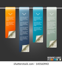 Modern infographics template.