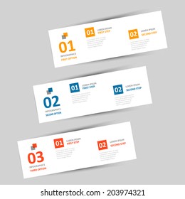 Modern infographics template.