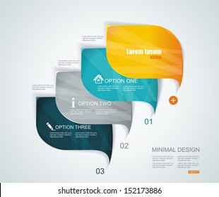 Modern infographics template style. Can be used for workflow layout, diagram, number options, step up options, web design, banner template. 