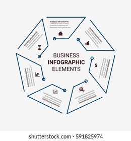 Modern Infographics Template. Vector