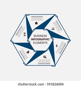 Modern Infographics Template. Vector