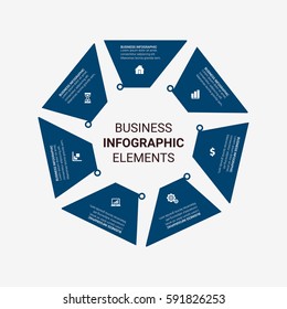 Modern Infographics Template. Vector