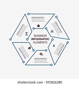Modern Infographics Template. Vector