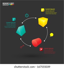 modern infographics template, vector eps10