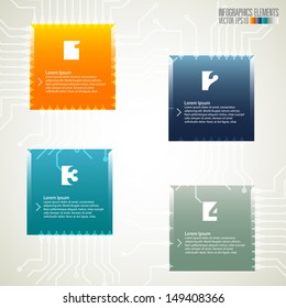 Modern Infographics template, Vector illustration. 