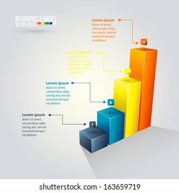 modern infographics template, vector illustration.