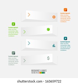 modern infographics template, vector illustration.
