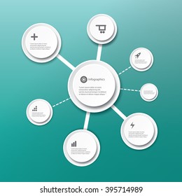 modern infographics timeline Design template