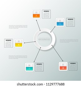Modern Infographics vector design.Vector timeline infographic template.
